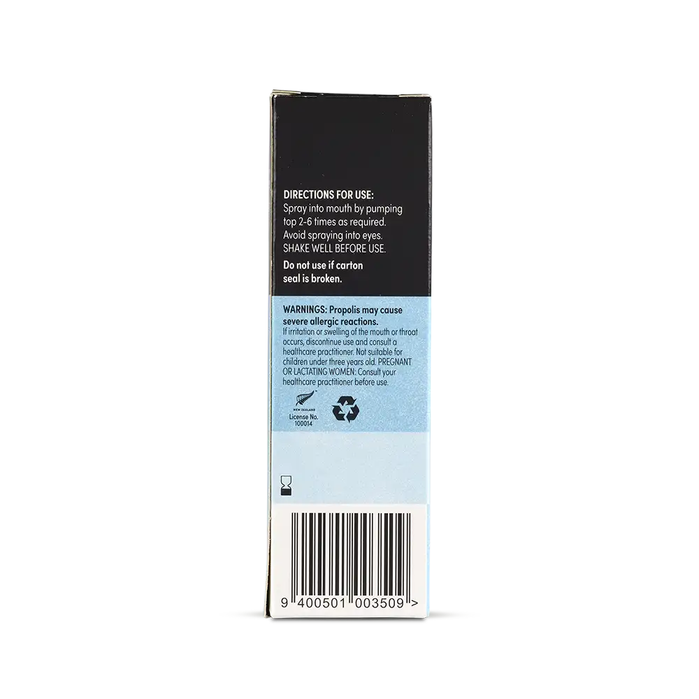 Bee Propolis Oral Spray Regular Strength box right