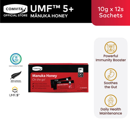 UMF™ 5+ Mānuka Honey Sachets (12s)