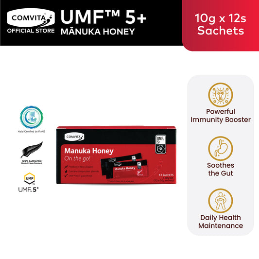 UMF™ 5+ Mānuka Honey Sachets (12s)