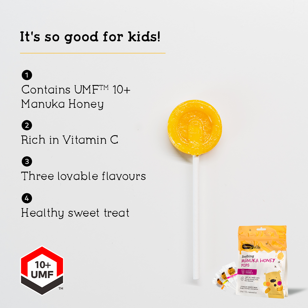 Kids UMF™ 10+ Mānuka Honey Pops