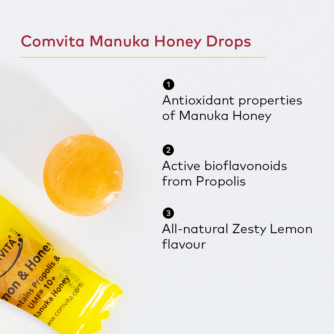 UMF™ 10+ Mānuka Honey Drops Zesty Lemon (40s)