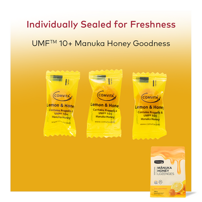 UMF™ 10+ Mānuka Honey Drops Zesty Lemon (40s)