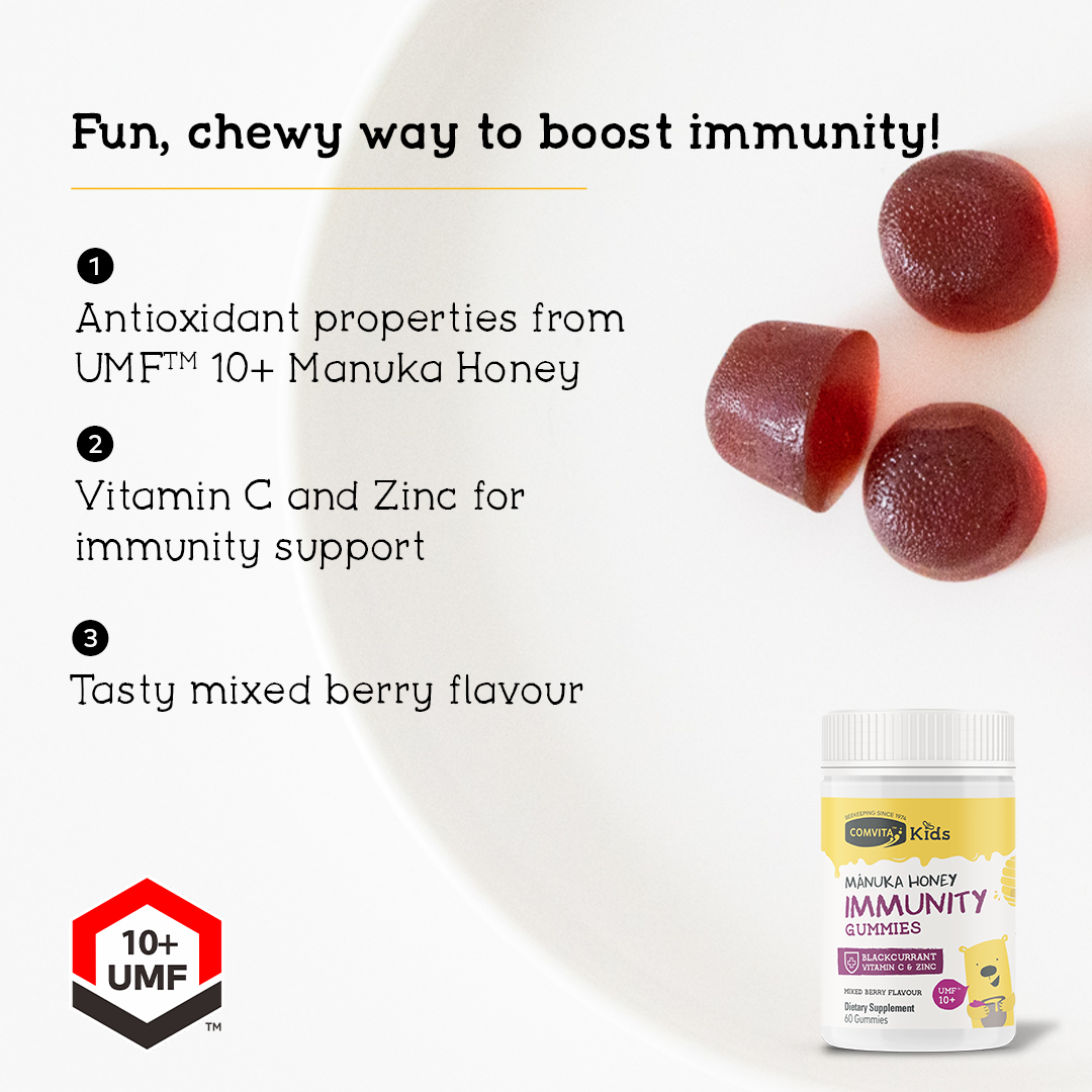 [Expiring in Aug 2026] Kids UMF™ 10+ Mānuka Honey Gummies