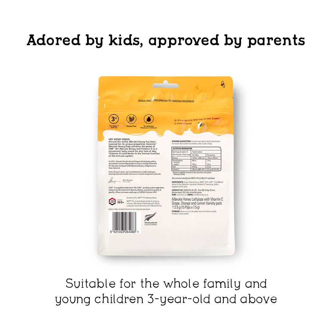 Kids UMF™ 10+ Mānuka Honey Pops