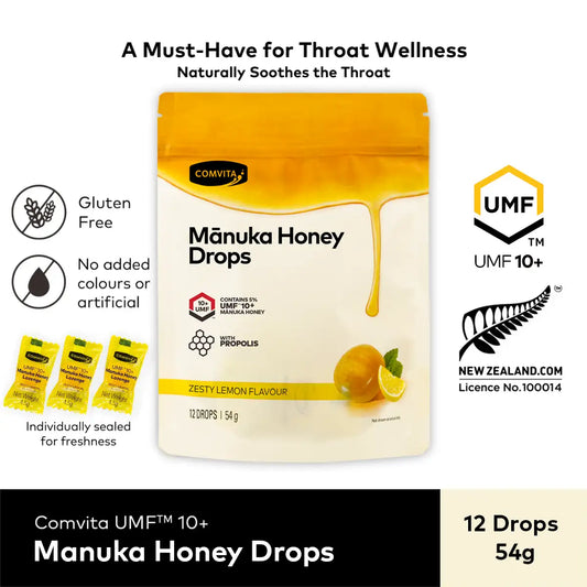 UMF™ 10+ Mānuka Honey Drops (12s)