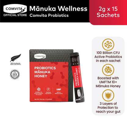 Probiotics Mānuka Honey, 15 sachets